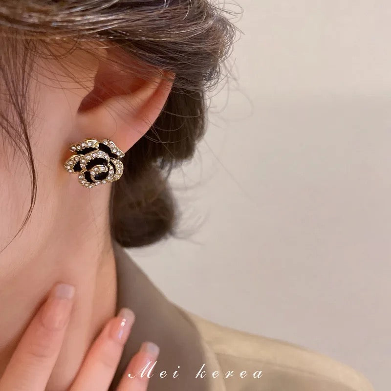 Rose F&B Dangler Earrings