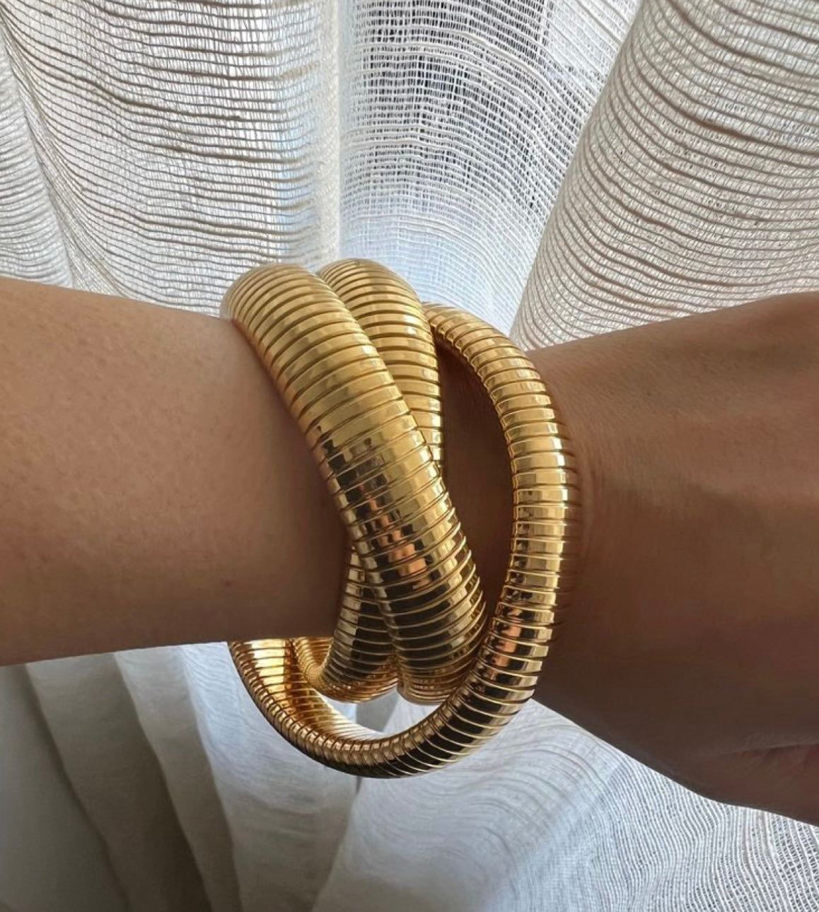 Triple Cobra Intertwined Bracelet