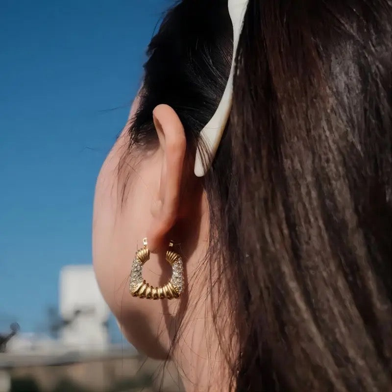Parallel Studded Hoops