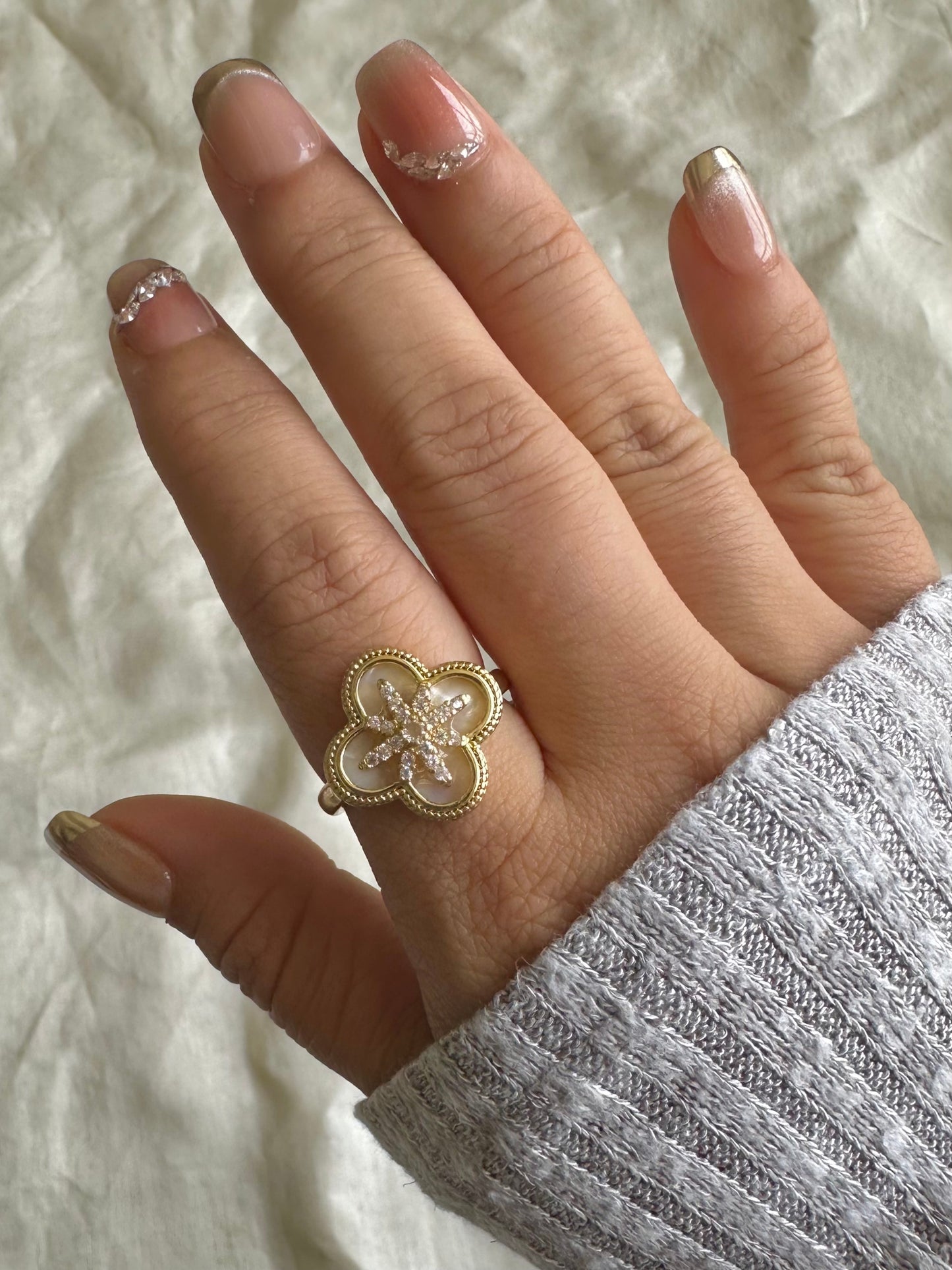 Big Clover Star Ring