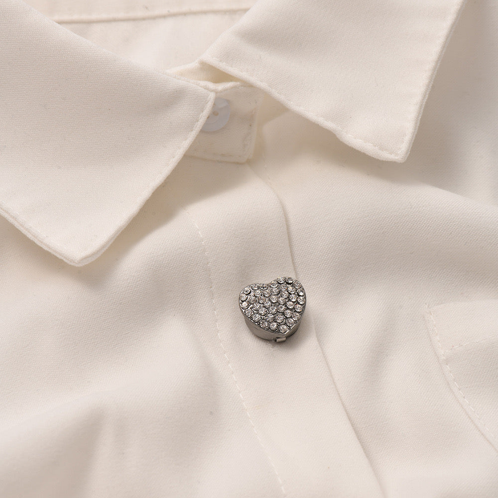 Trendy Shirt Button Cover Clips-3 Designs