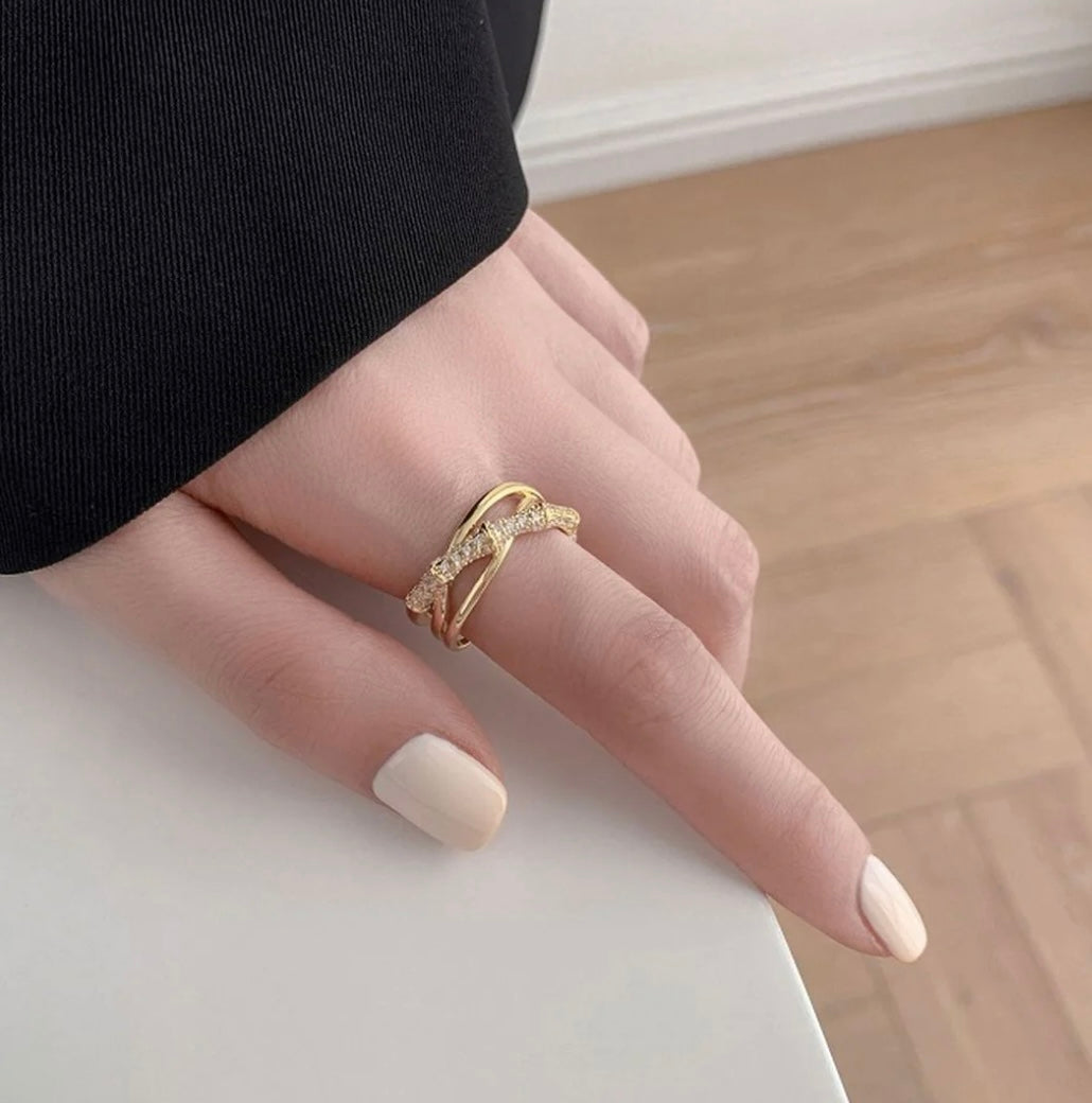 Gold Rope Ring