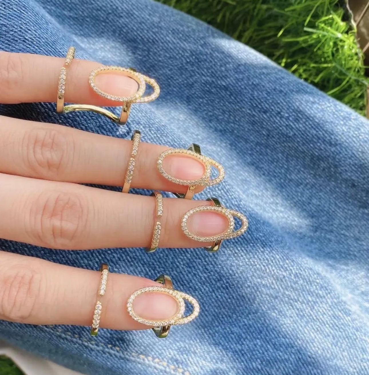 Trending Nail Rings (Single pc)-5 Designs