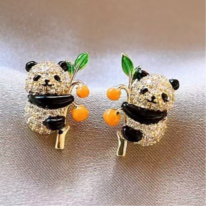 Baby Panda Cutesy Studs