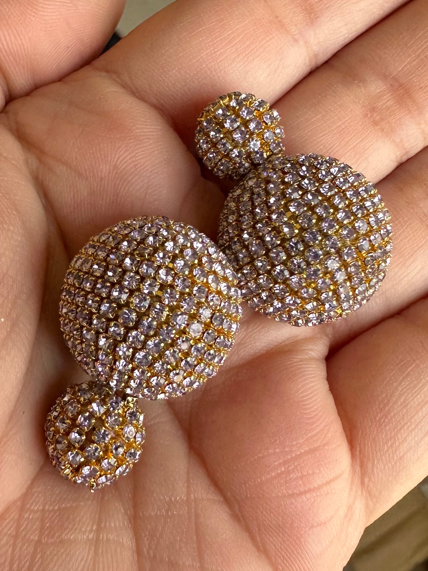 Glitter Sandwich Studs