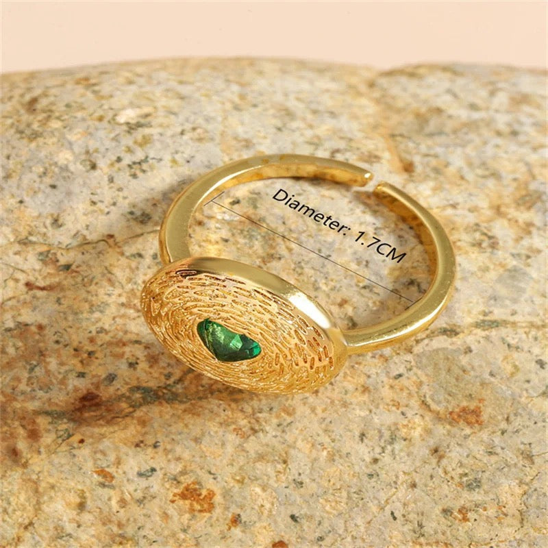 Hammer heart Rings-3 Colors