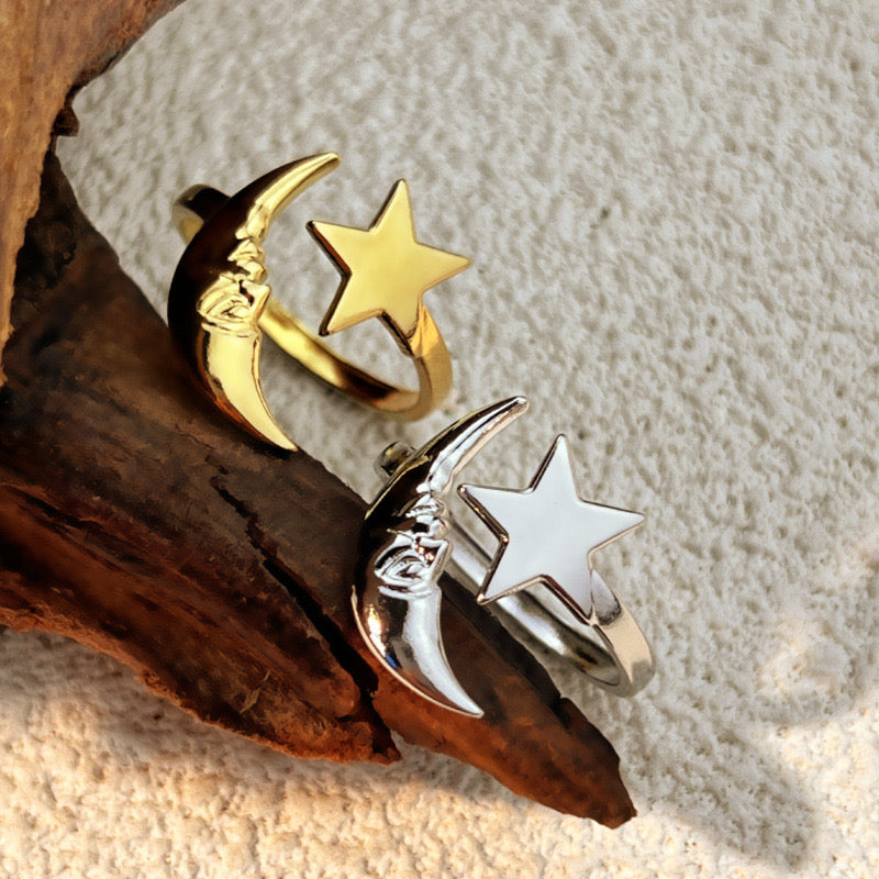 Moon Star SS Ring