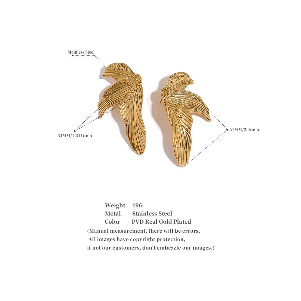Half Wild Fire Earrings