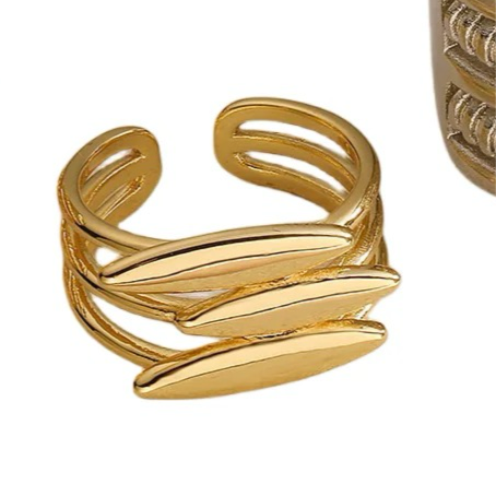 Three Stack Gold Ring