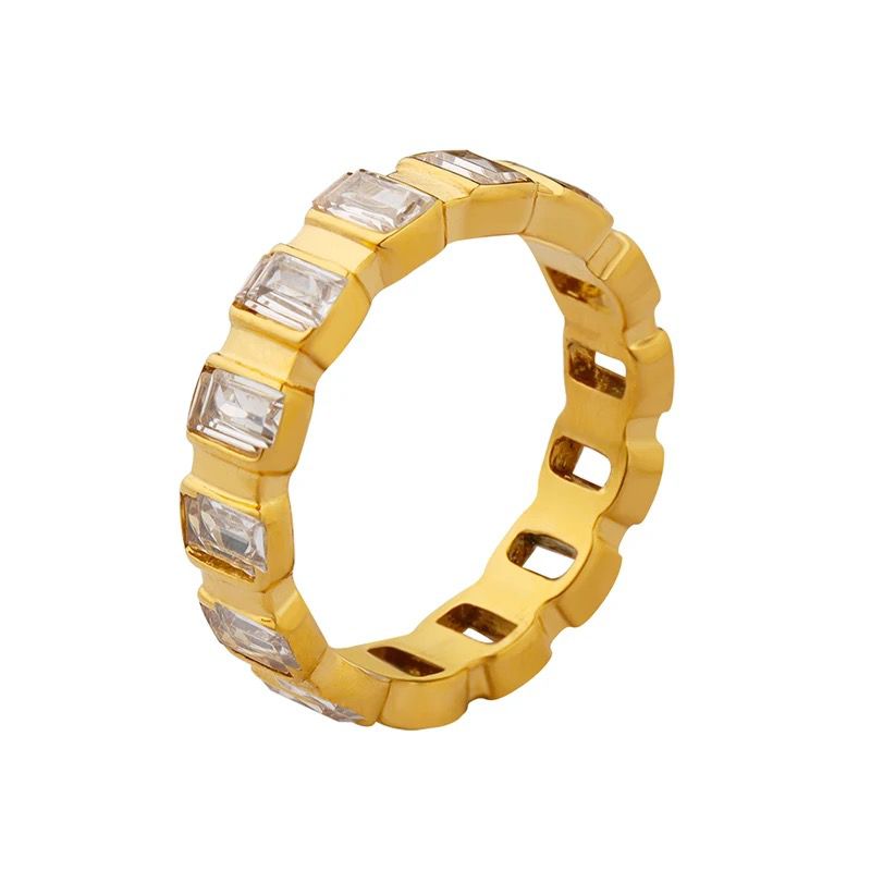 Crystal SS Band Ring