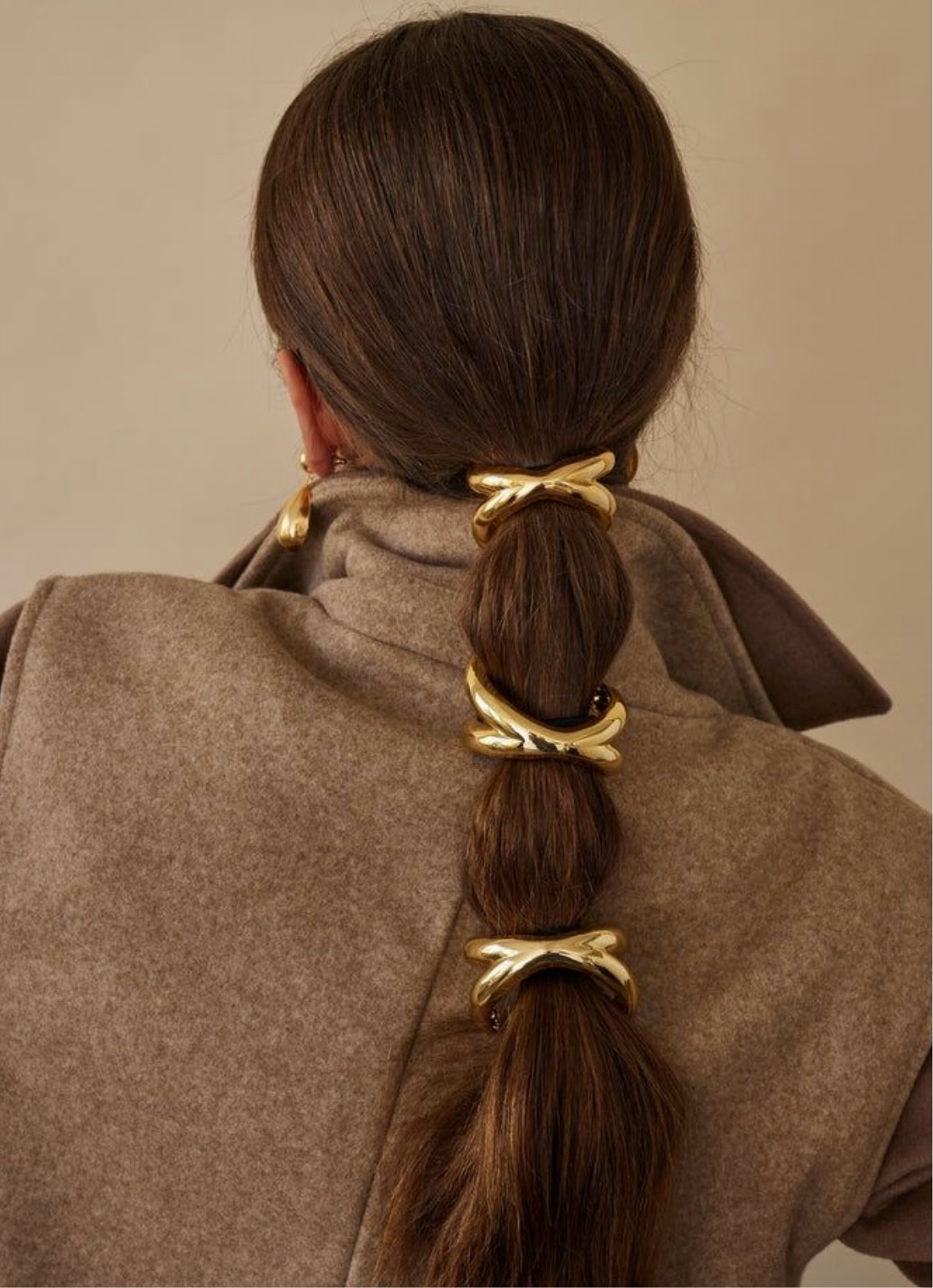 SS Medium Gold Hair Ties-2 Styles