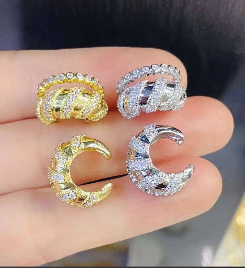 Ear Cuffs/ Earring Single pc-3 designs