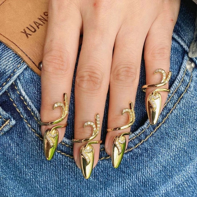 Trending Nail Rings (Single pc)-5 Designs