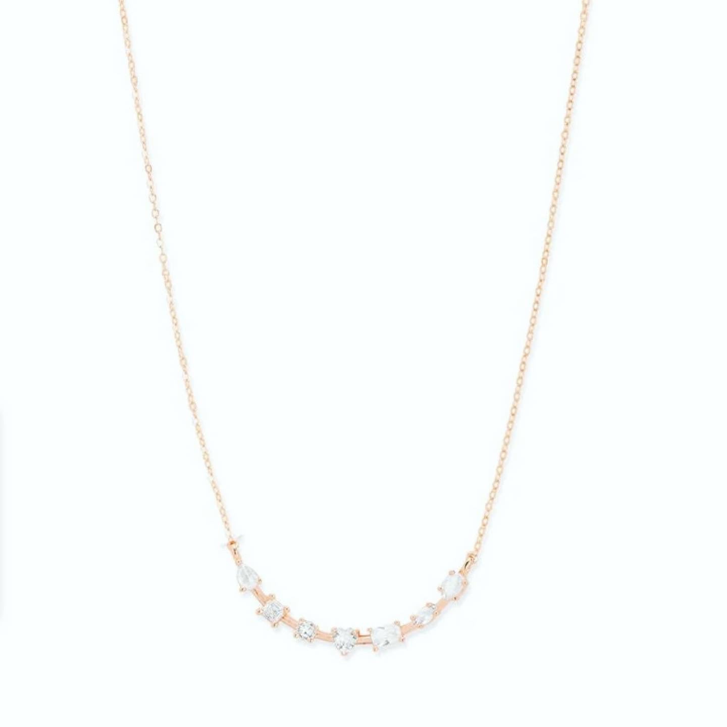 Uncut Stone Necklace