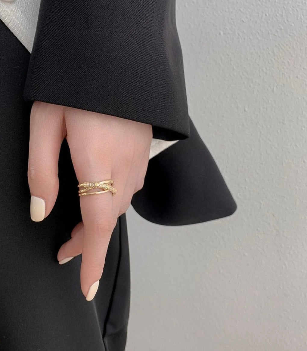 Gold Rope Ring