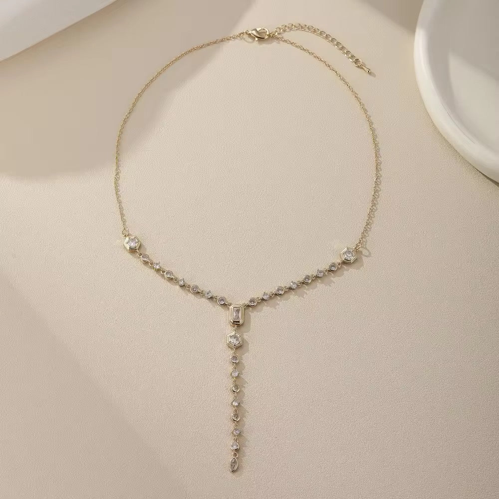 Royal Stone Necklaces Set & Single Options-Gold