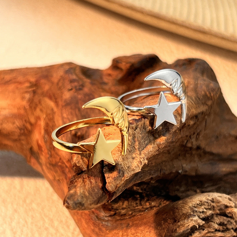Moon Star SS Ring