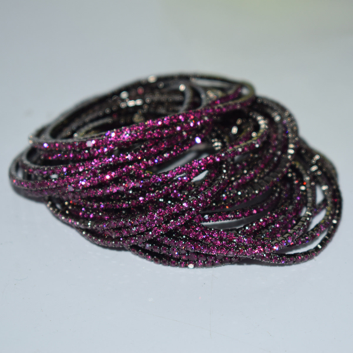 Assorted Stone Elastic Bracelet (Set of 5)-7 Colors Available