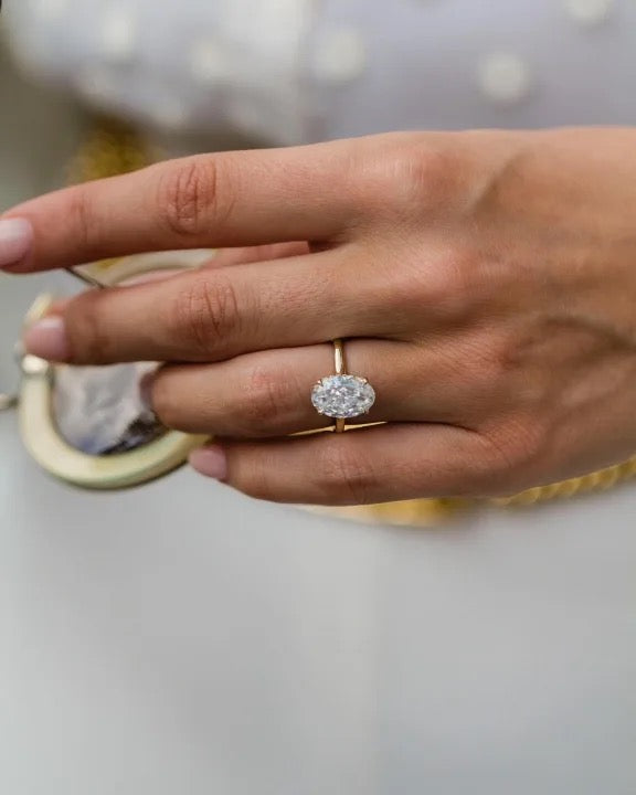 Solitaire SS Ring - Gold