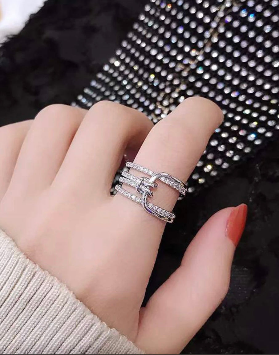 Silver Knot Ring