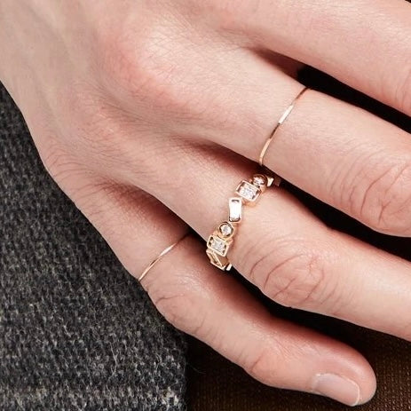 Uncut Eternity Sleek Ring