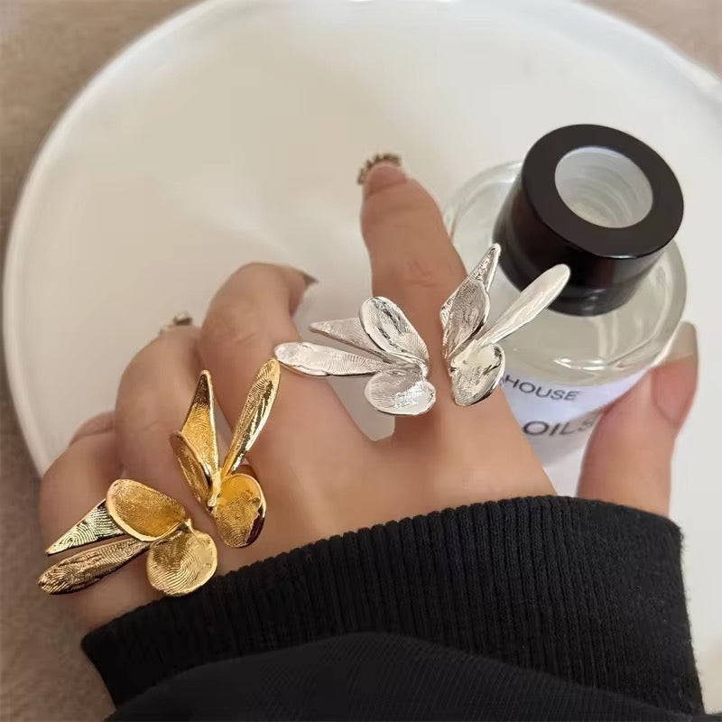 Gold Flutter Ring