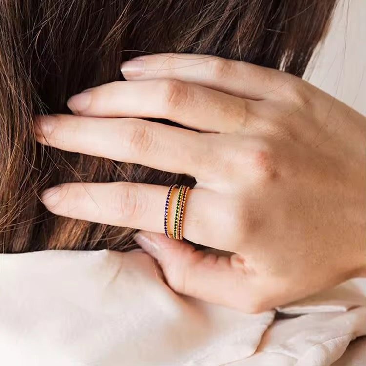 Infinity Stackable Bands/ Rings- Set of 3