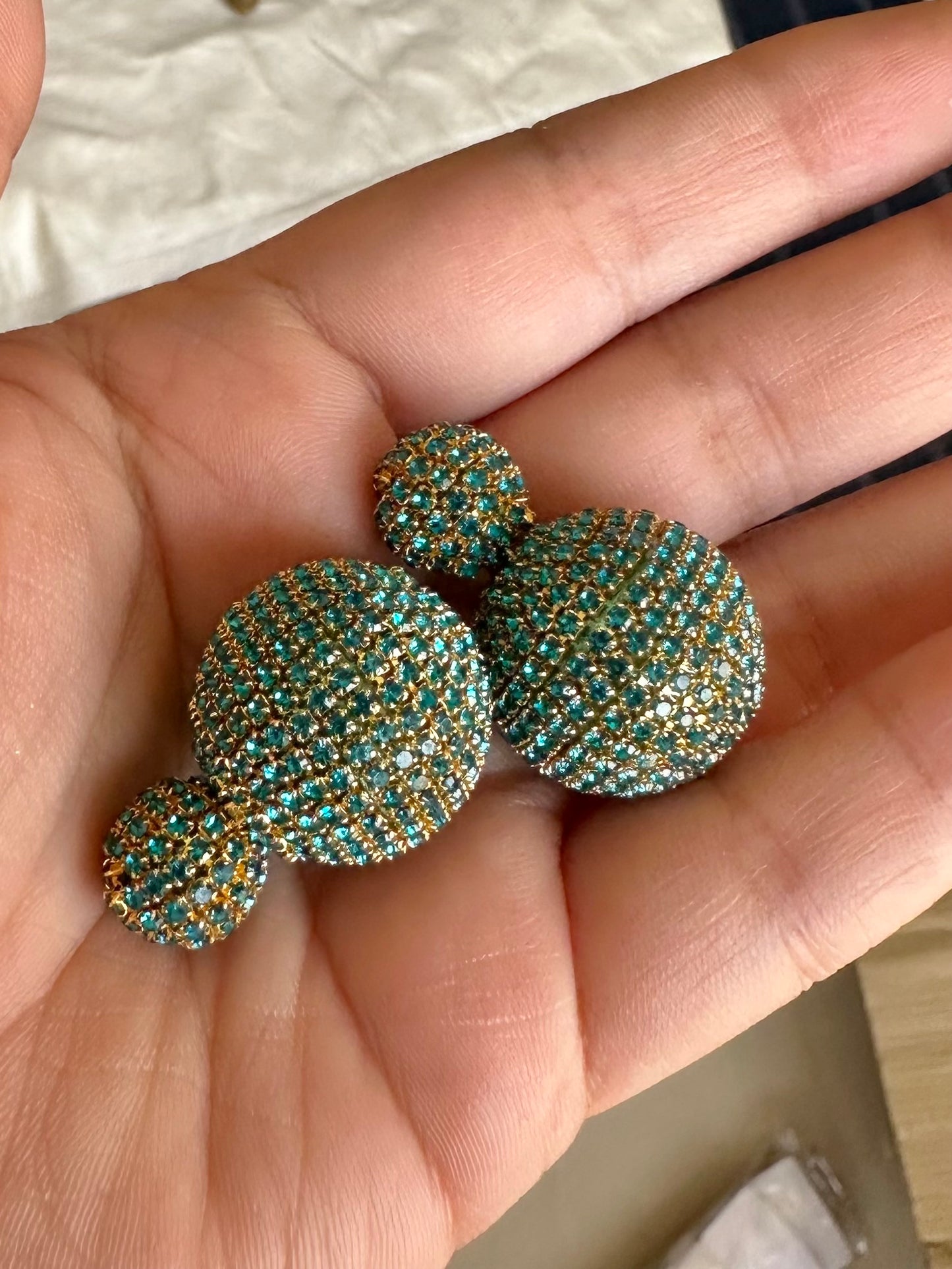 Glitter Sandwich Studs