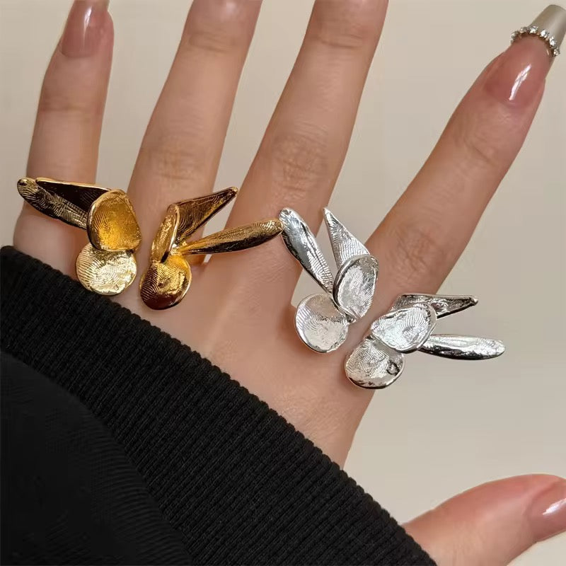 Gold Flutter Ring