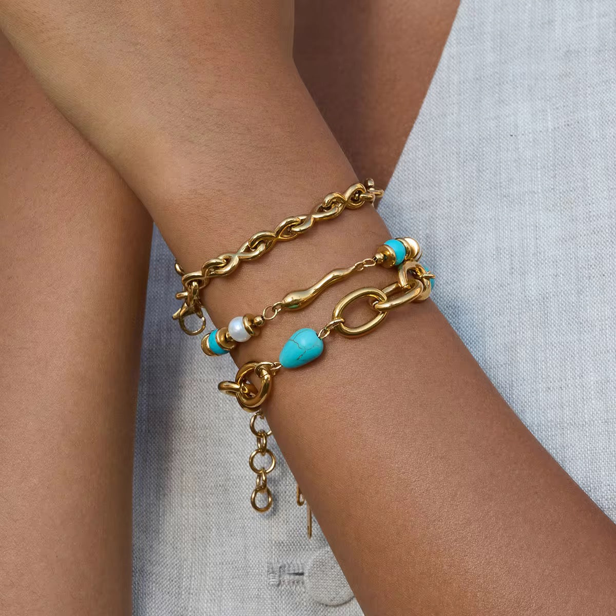 Blue Boho Bracelets-2 Options