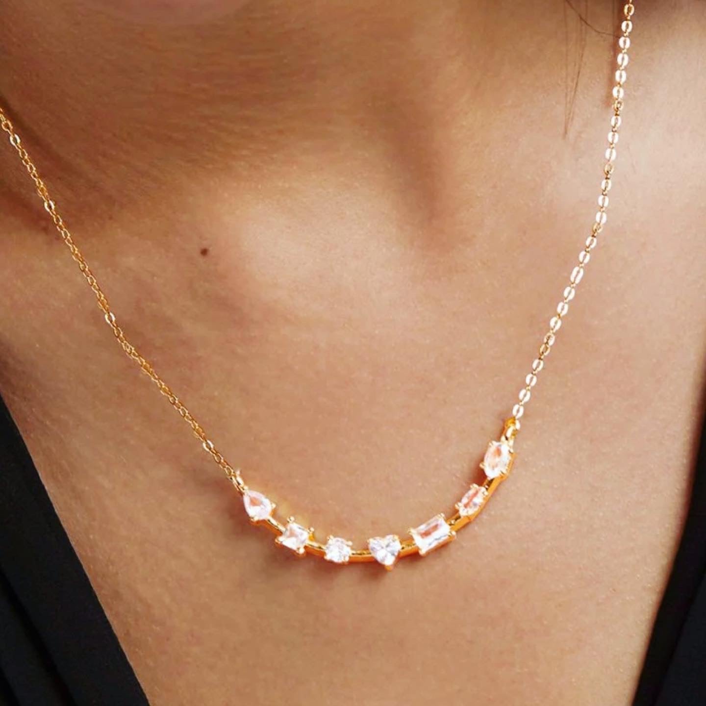 Uncut Stone Necklace