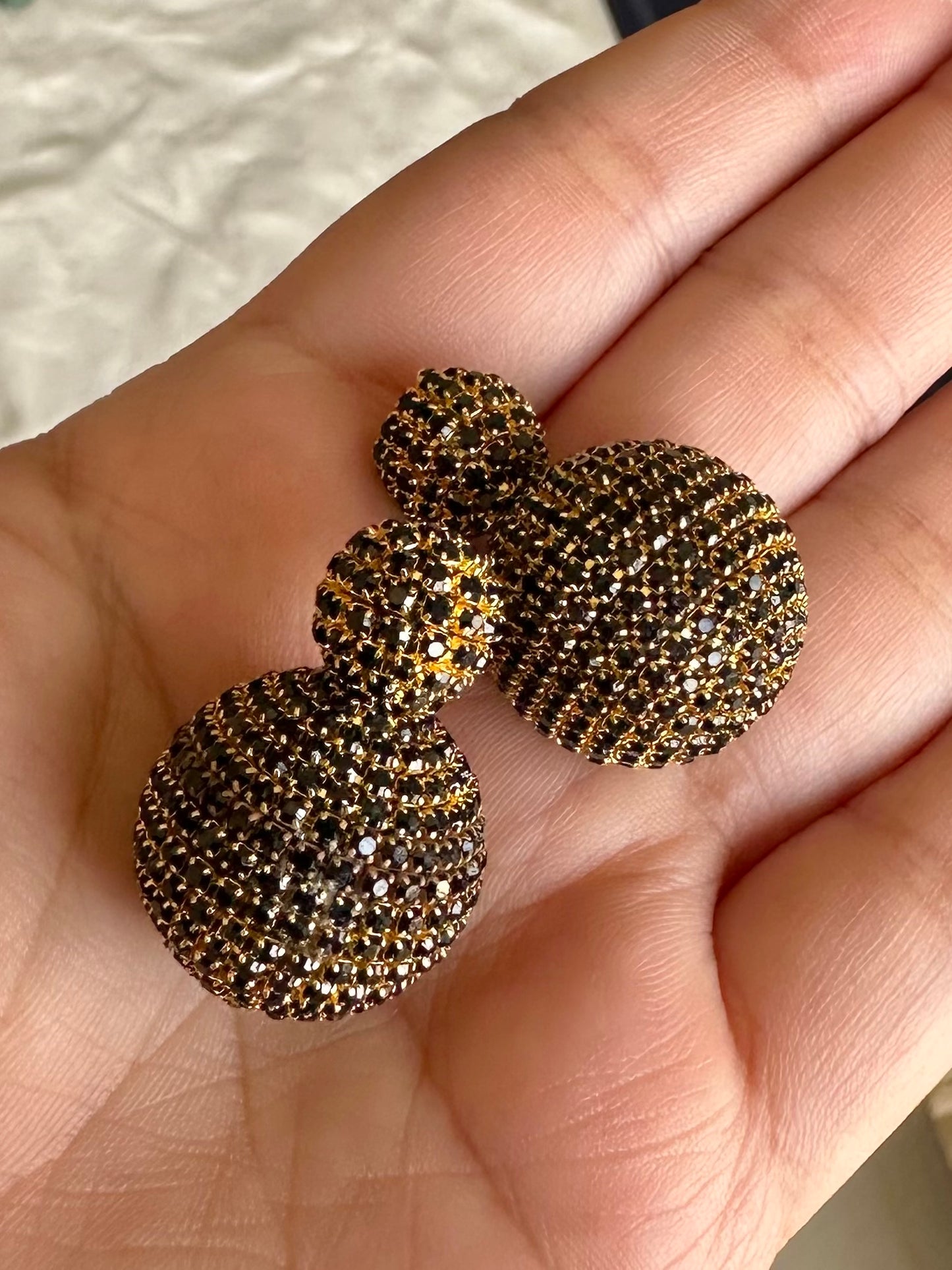 Glitter Sandwich Studs