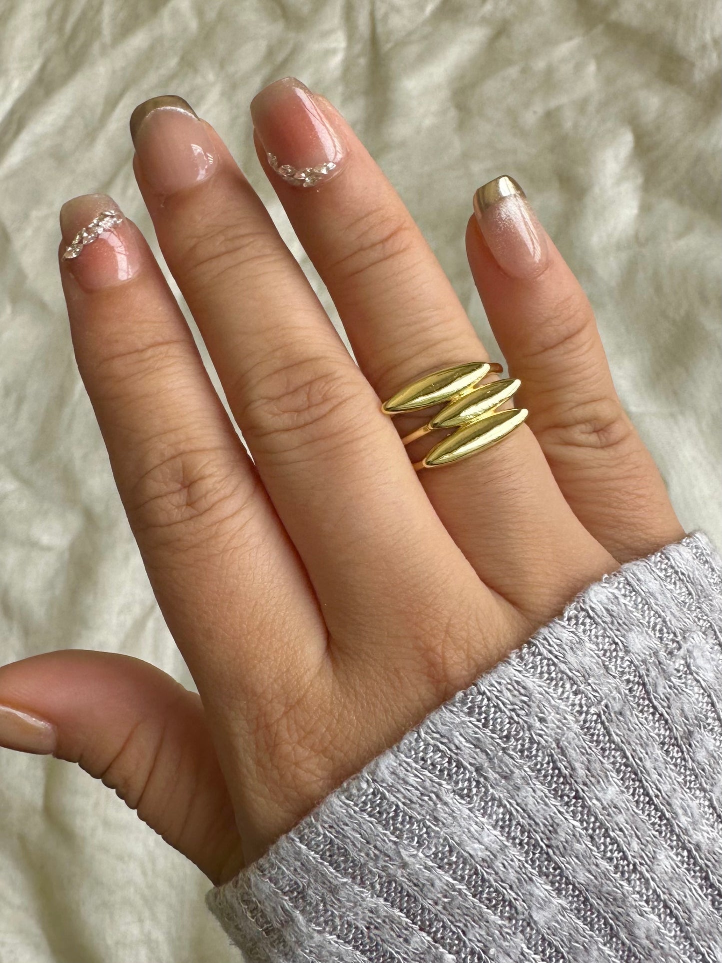 Three Stack Gold Ring