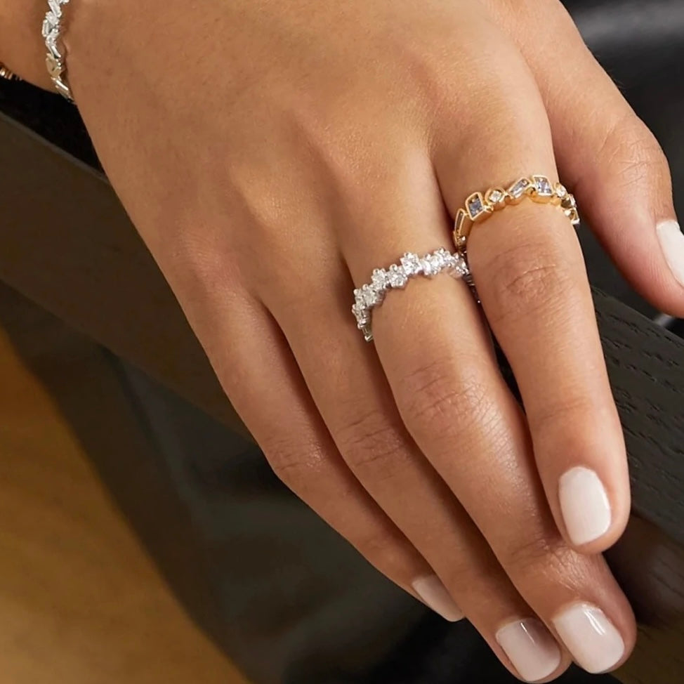 Uncut Eternity Sleek Ring