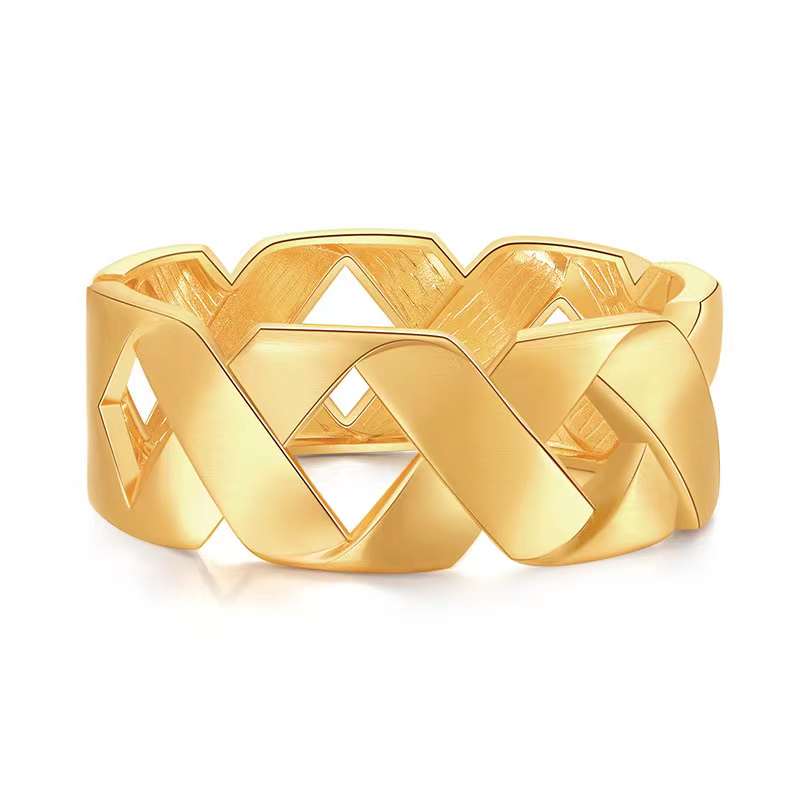 Chunky Solid Cuffs Bracelets