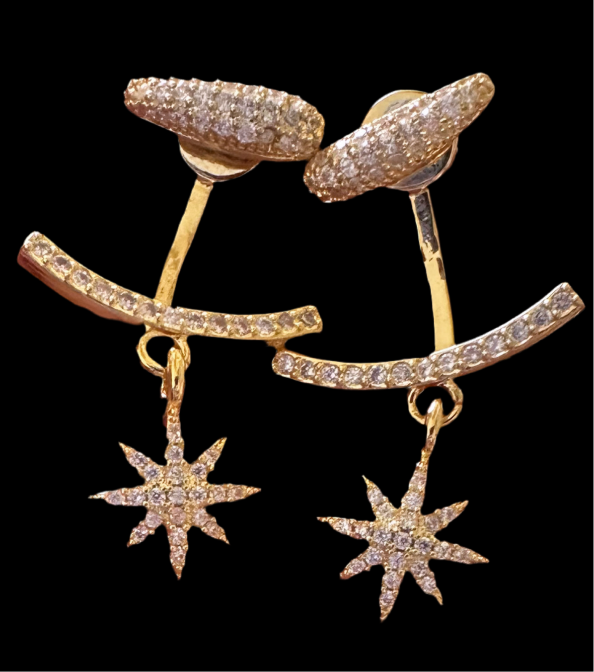 Floating Star F&B Bali Earrings