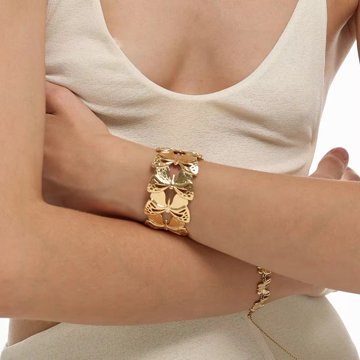 Petal Knows Adjustable Gold Kadas- 2 Designs