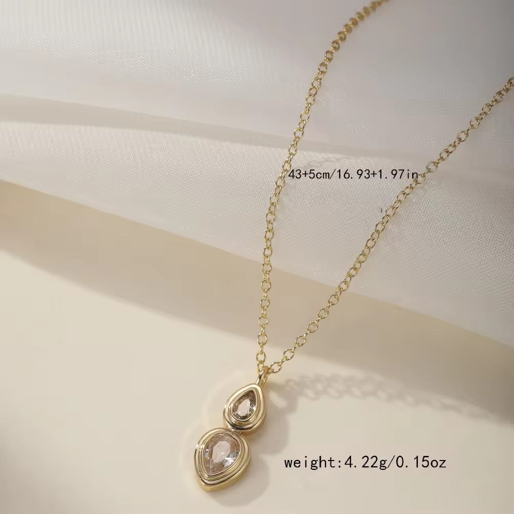 Royal Stone Necklaces Set & Single Options-Gold