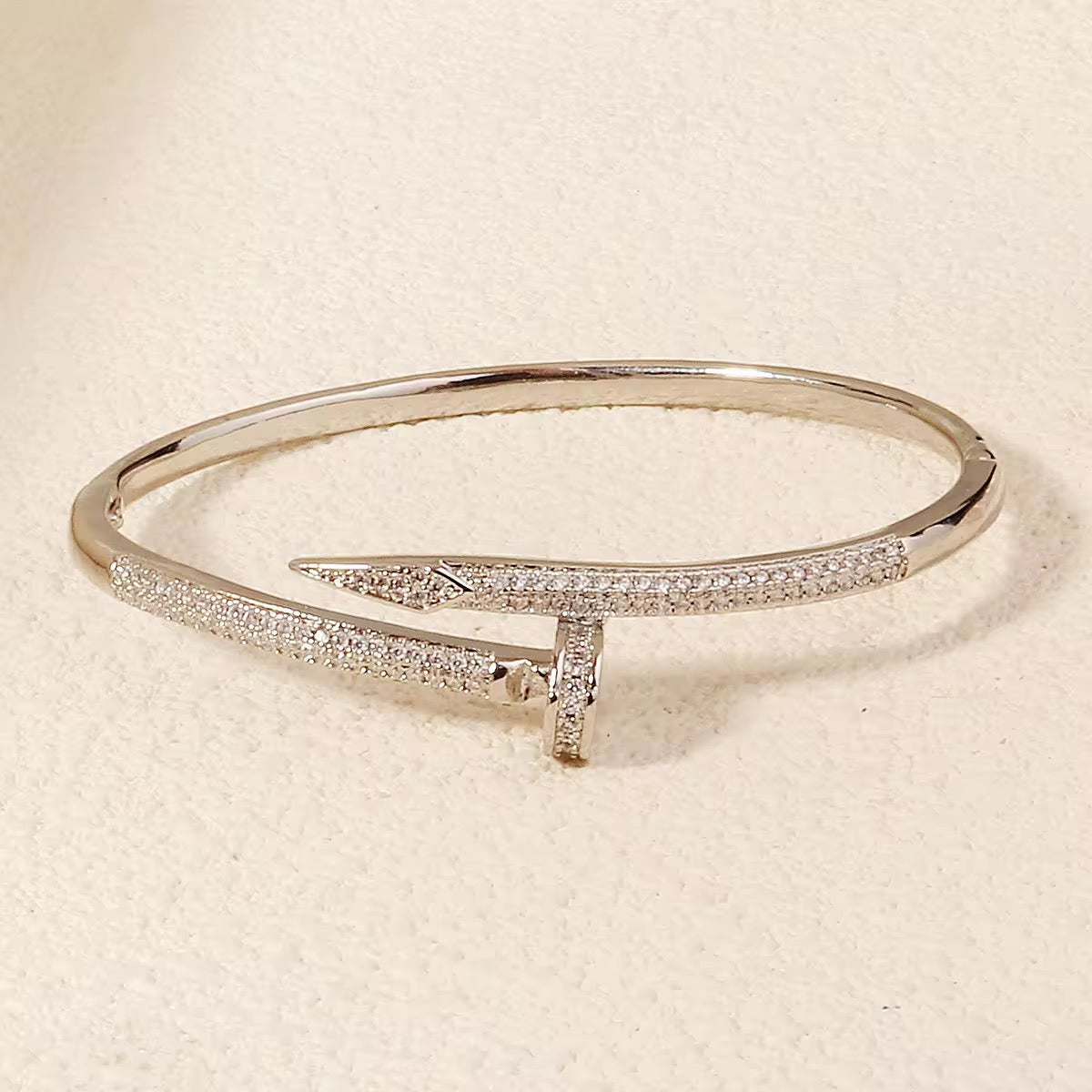 Nail Studded Bracelets-Silver & Gold Styles