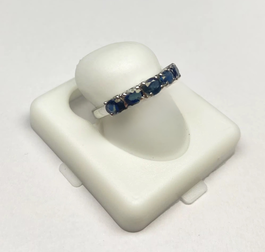 Royal Blue Infinity Band Ring