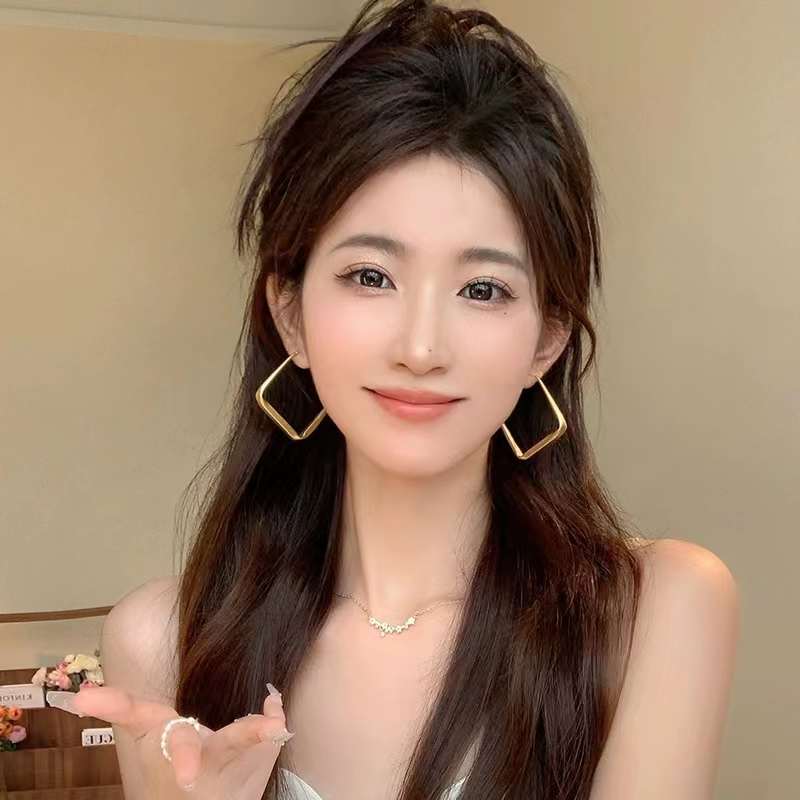 Square large hoops
