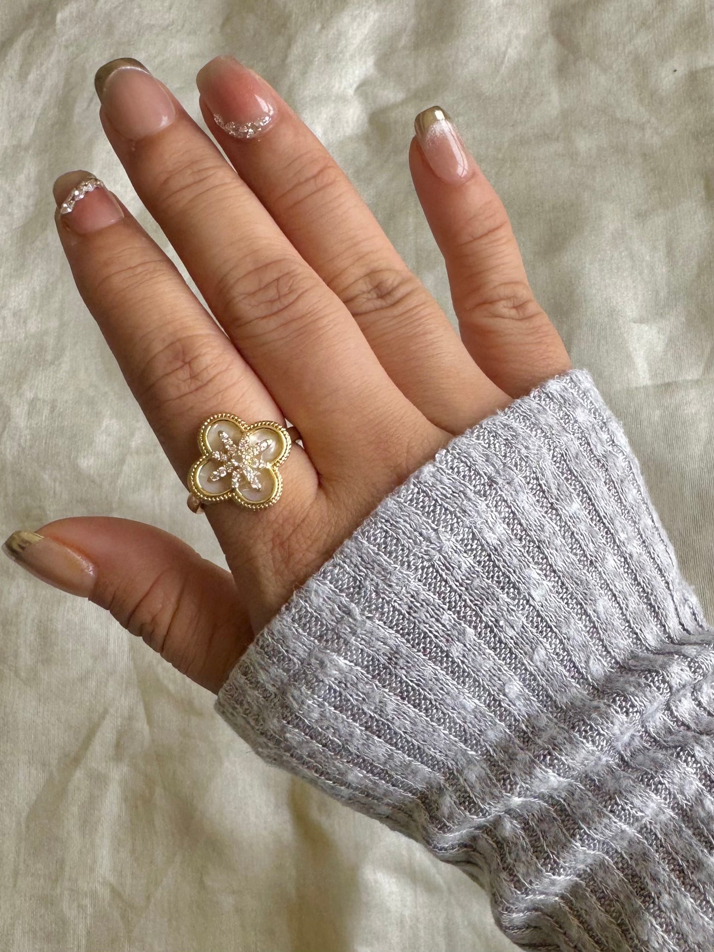 Big Clover Star Ring