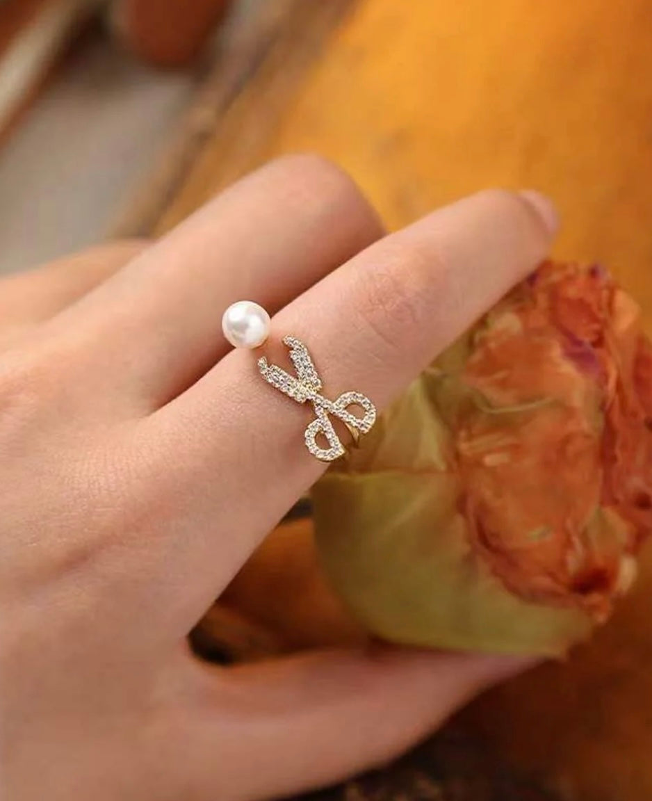Fancy Pearl Rings- 2 Designs