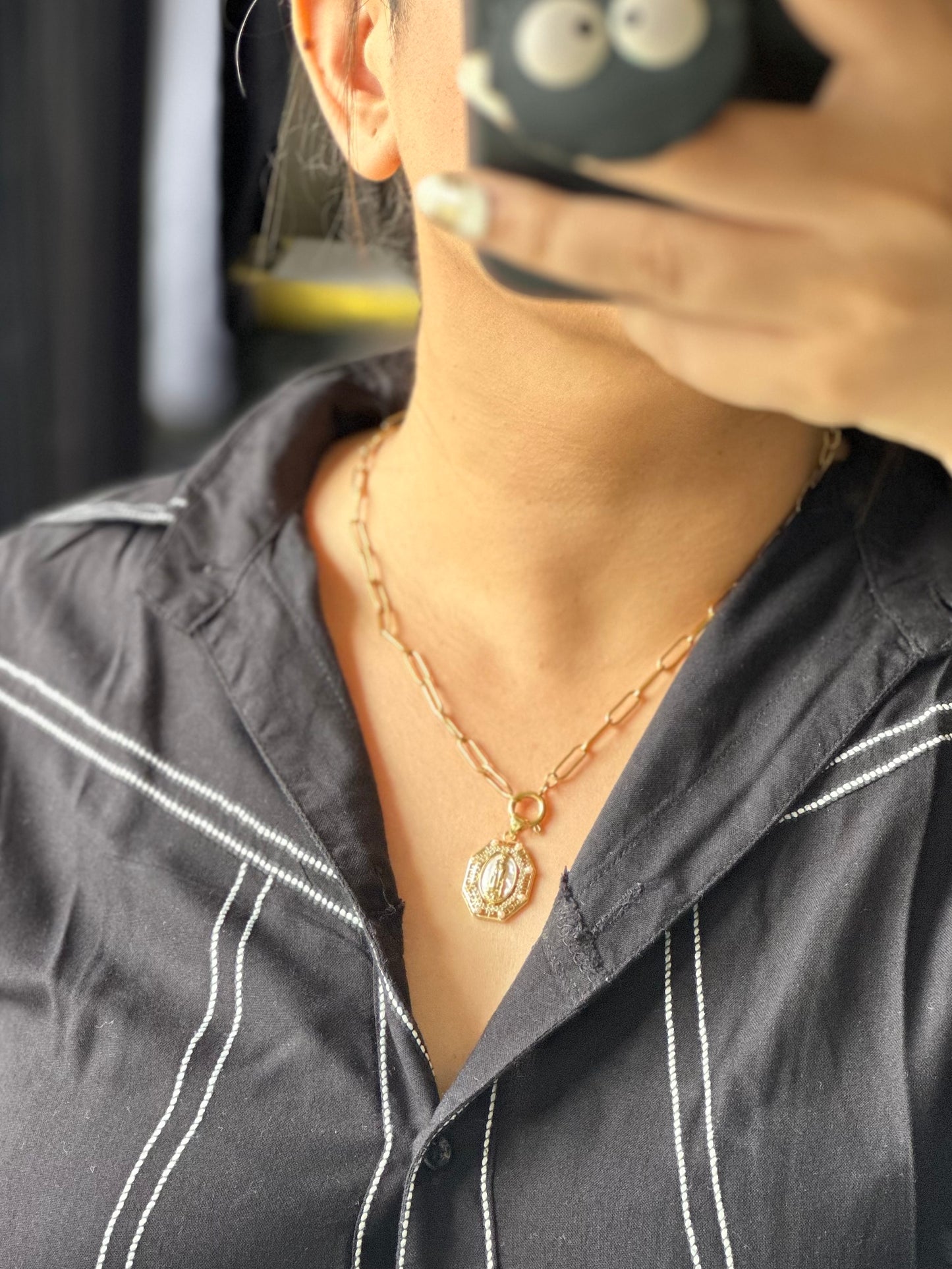 Chunky Charm Necklace-Chose One charm!