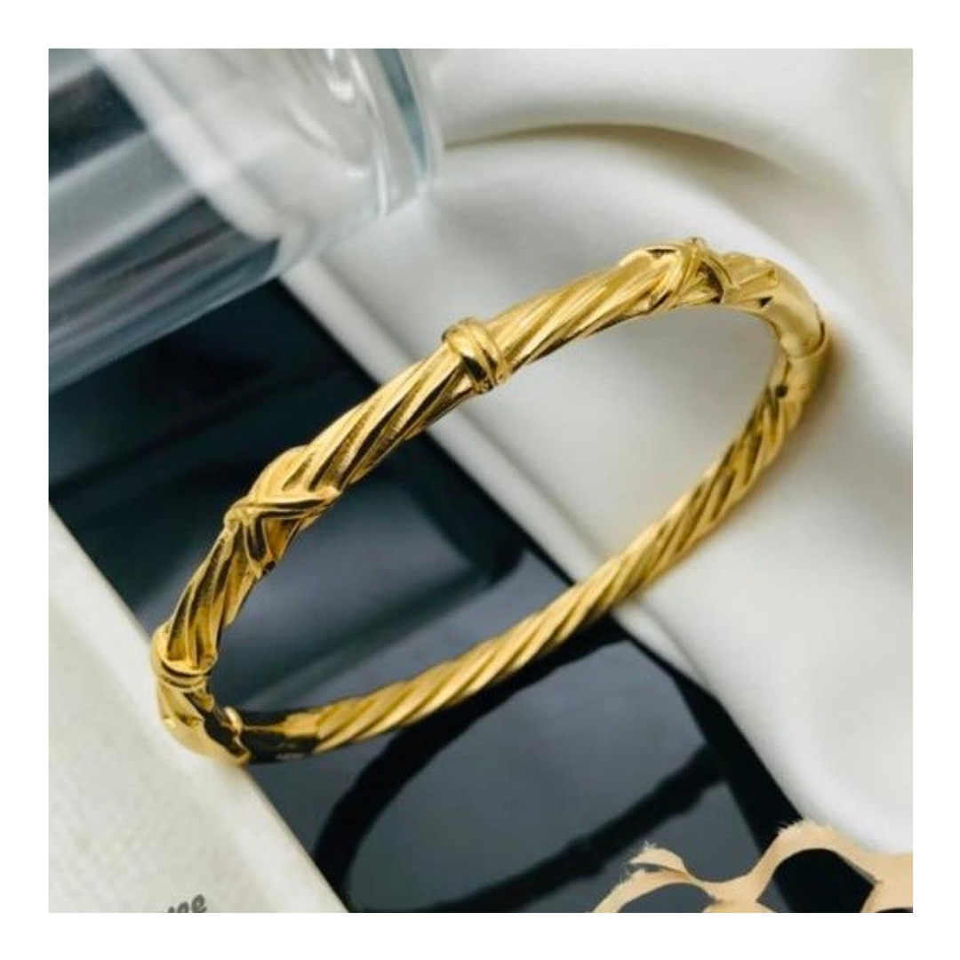 Cross Rope Openable Kada Bracelet