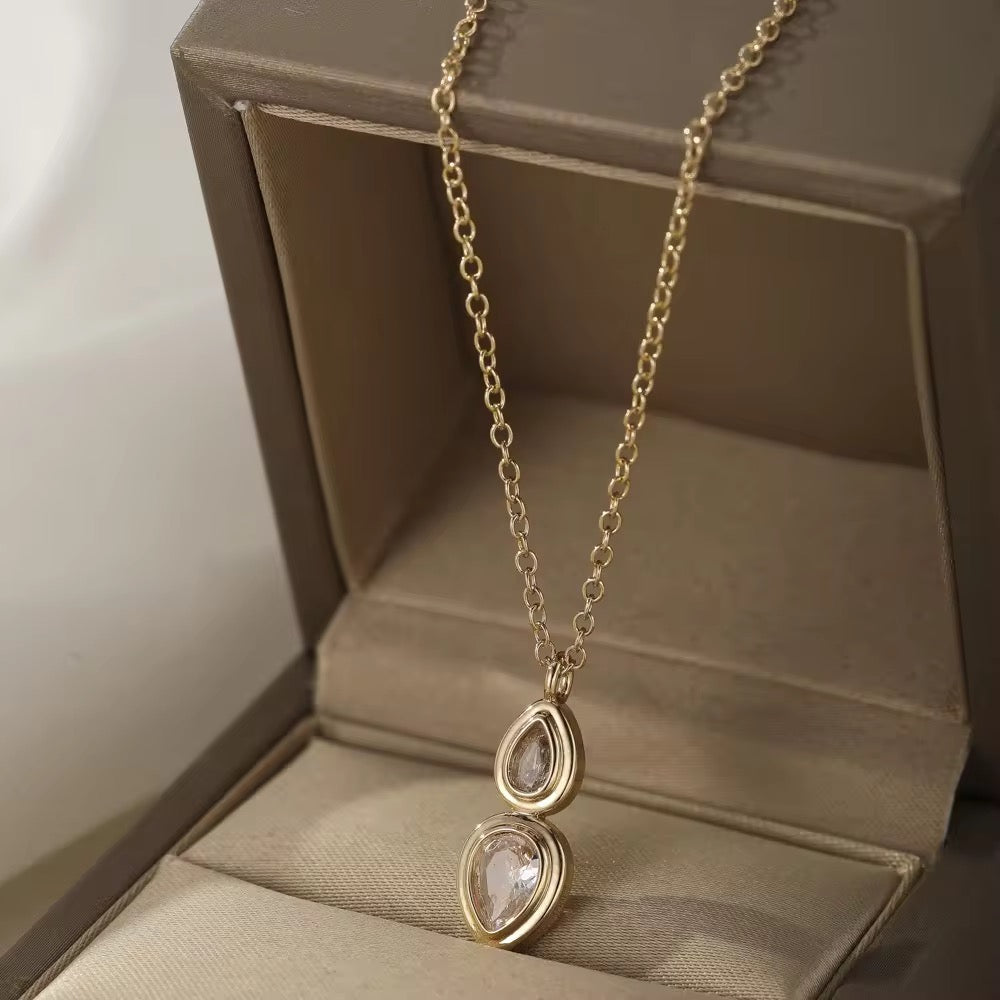Royal Stone Necklaces Set & Single Options-Gold