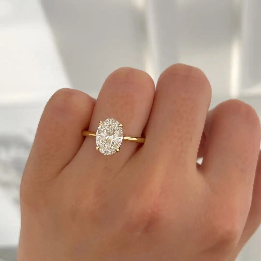Solitaire SS Ring - Gold
