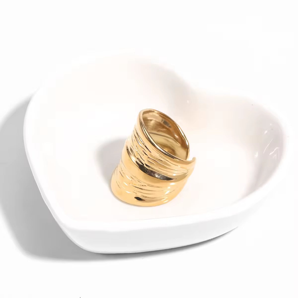 Egyptian Statement Ring - Gold