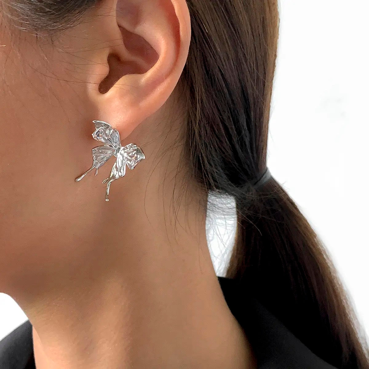 Gold Butterfly Studs