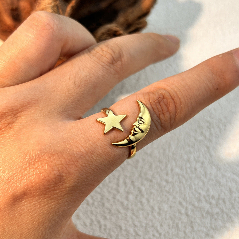 Moon Star SS Ring